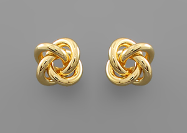 The Goldie Dipped Knot Earring