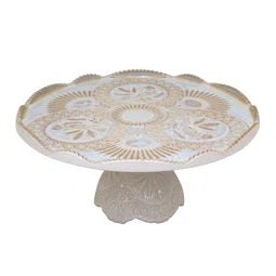Cristal Footed Cake Plate