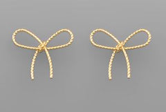 The Dainty Bow Earring