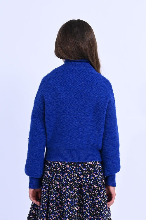 Girls: Cobalt Blue Sweater