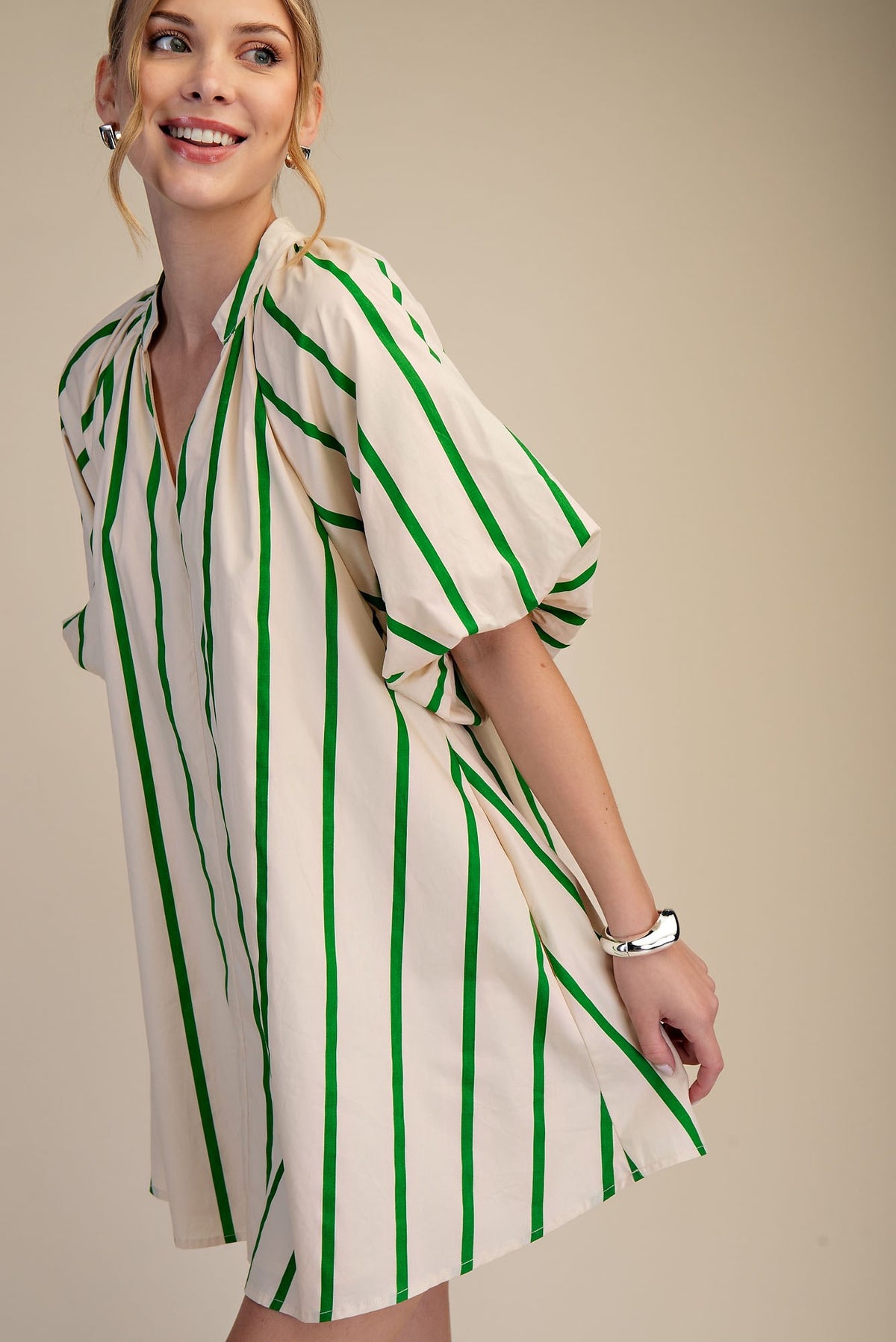 S26 Striped Shift Dress