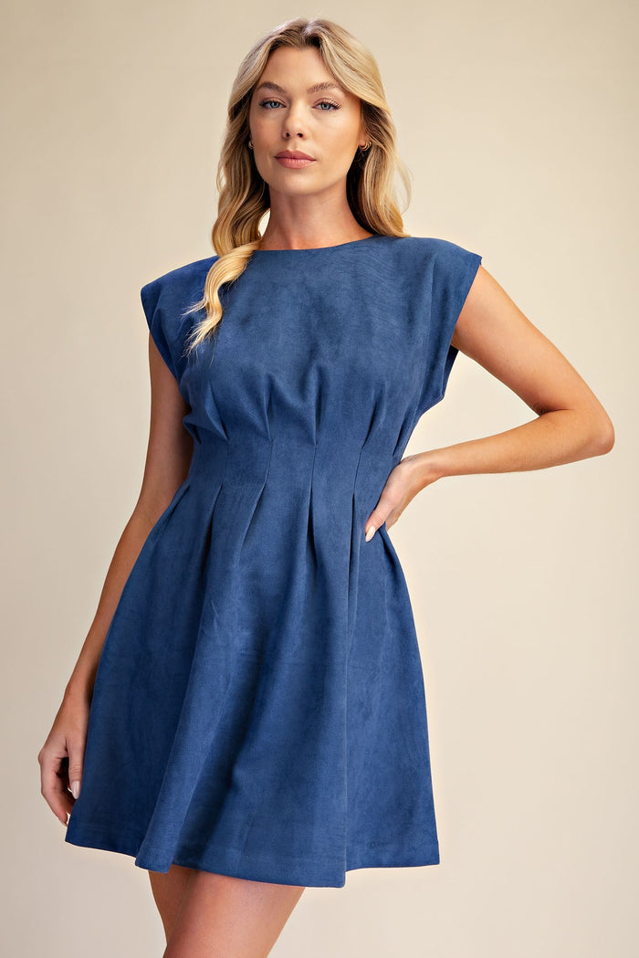 F26 Pleated Waist Dress