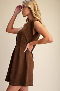 F26 Pleated Waist Dress