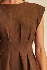 F26 Pleated Waist Dress
