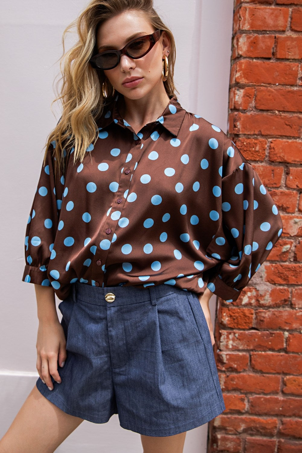 F26 Polly Polka Top