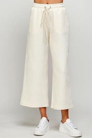 Frayed Cutoff Straight Wide Pants in 3 Colors