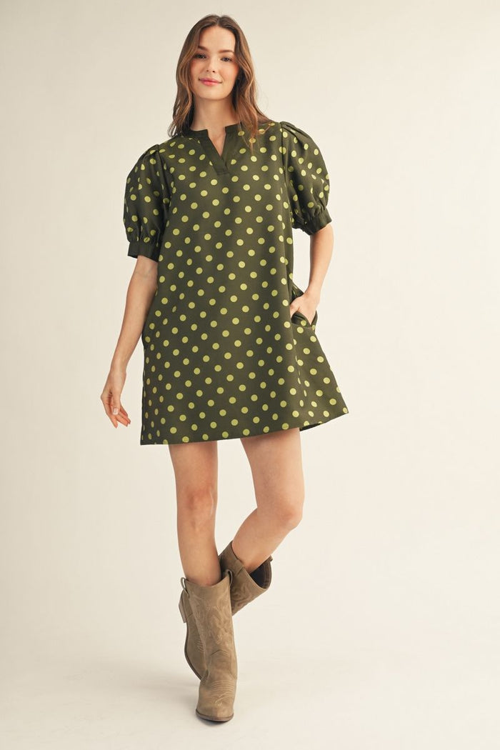 F26 Adorable Dot Dress