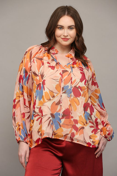 Transitioning Florals Top