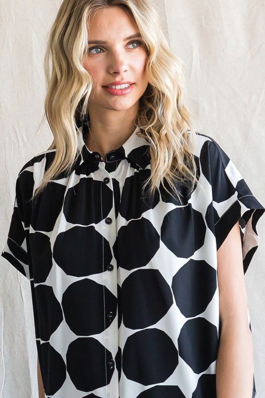 Connect the Dots Top in 2 colors