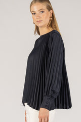 My Turn Pleated Top in 2 colors