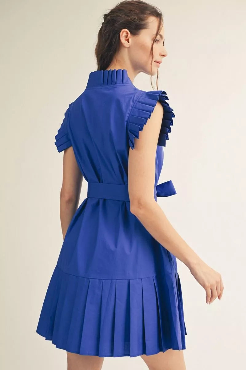 S26 Lovely Pleated Detail Dress