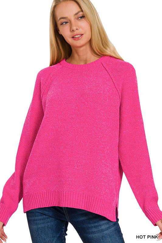 Chenille Sweater in 3 colors