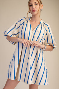 S26 Striped Shift Dress