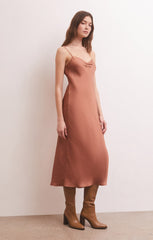 Lux Sheen Slip Dress in 2 colors