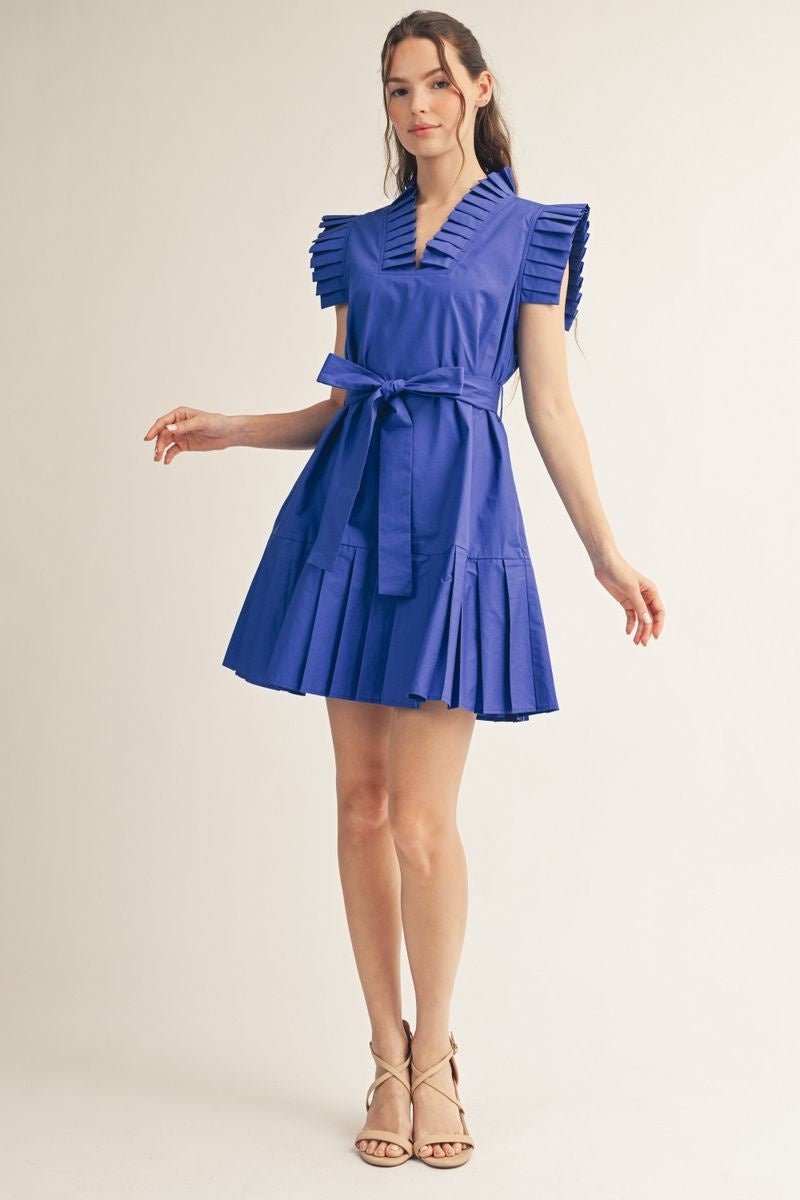 S26 Lovely Pleated Detail Dress