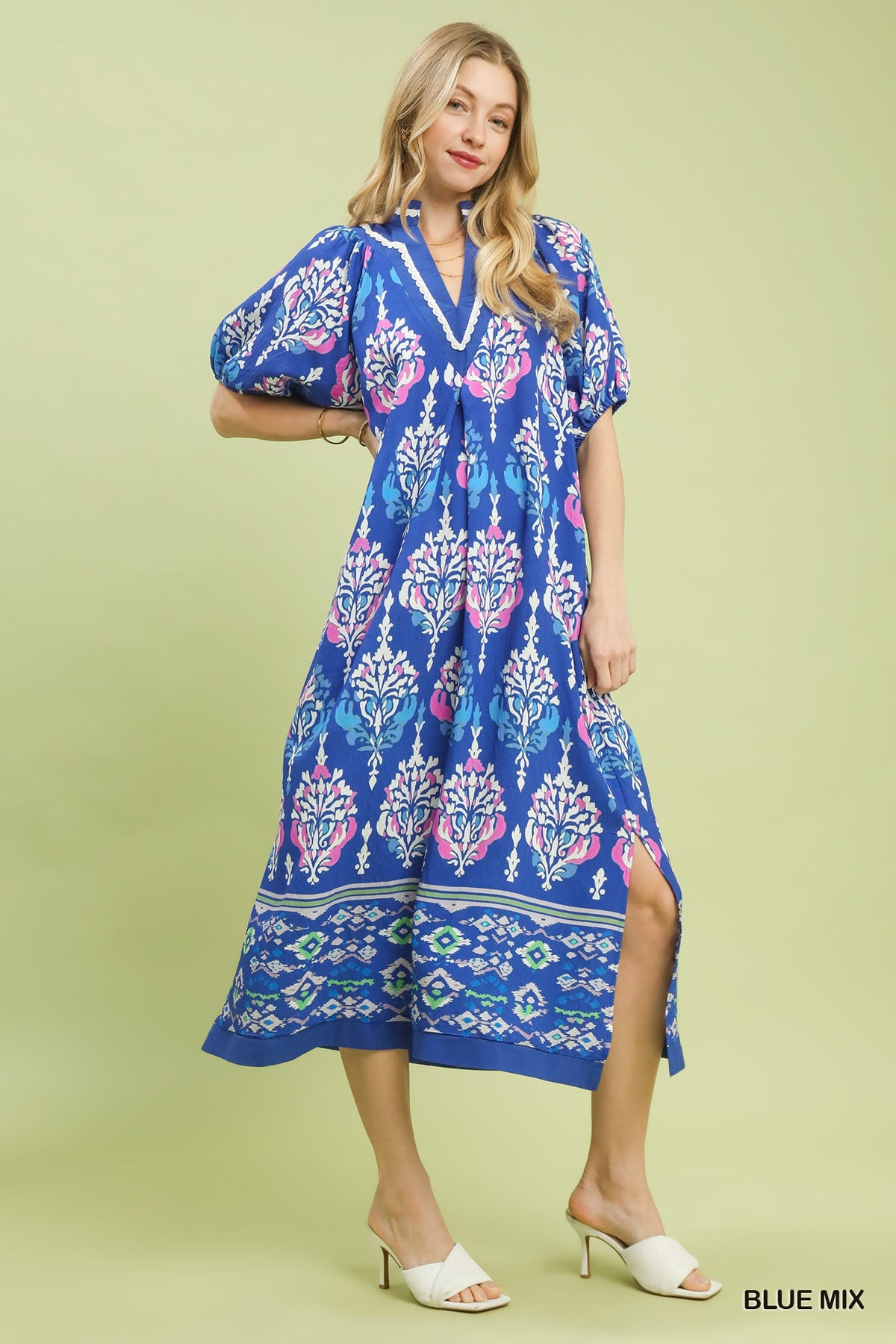 S26 Boho Border Dress