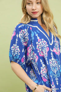 S26 Boho Border Dress