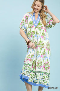 S26 Boho Border Dress