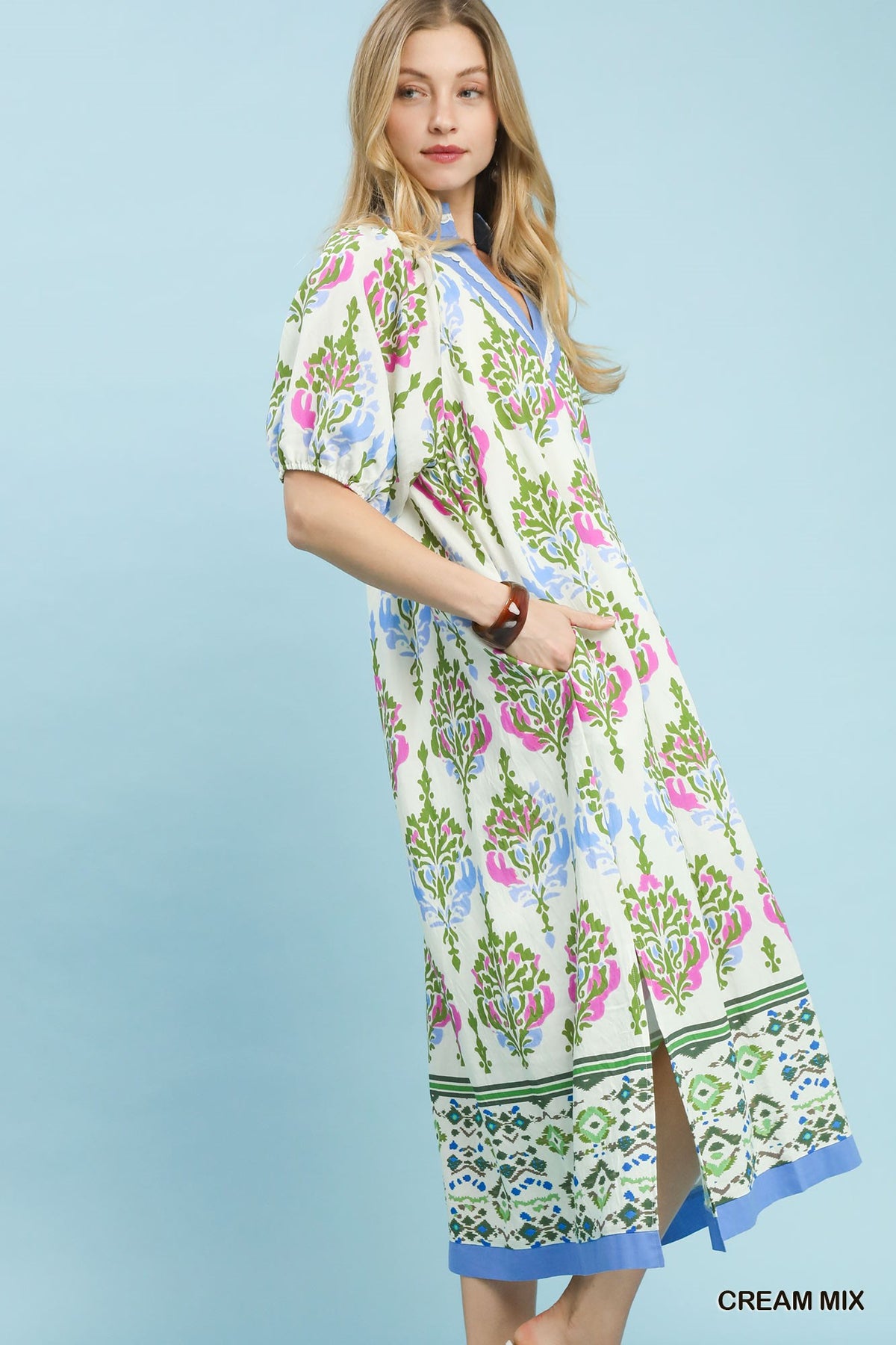 S26 Boho Border Dress