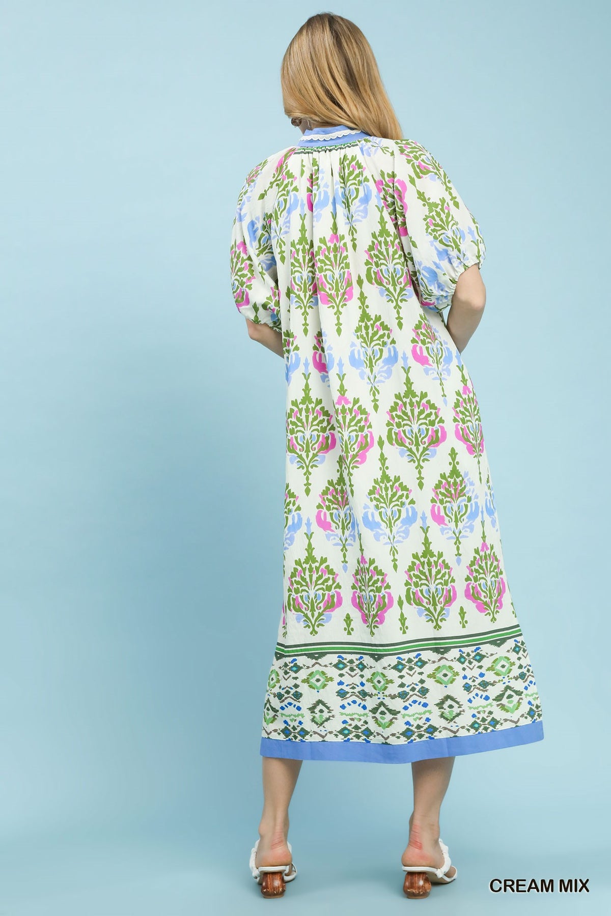 S26 Boho Border Dress