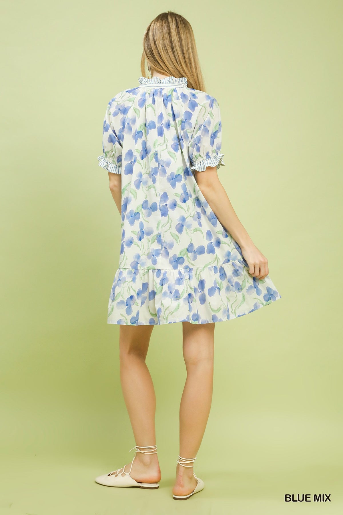 S26 Stripes & Floral Dress