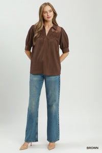 F26 Sheer Detailed Top