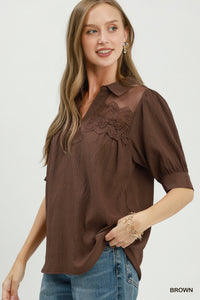 F26 Sheer Detailed Top