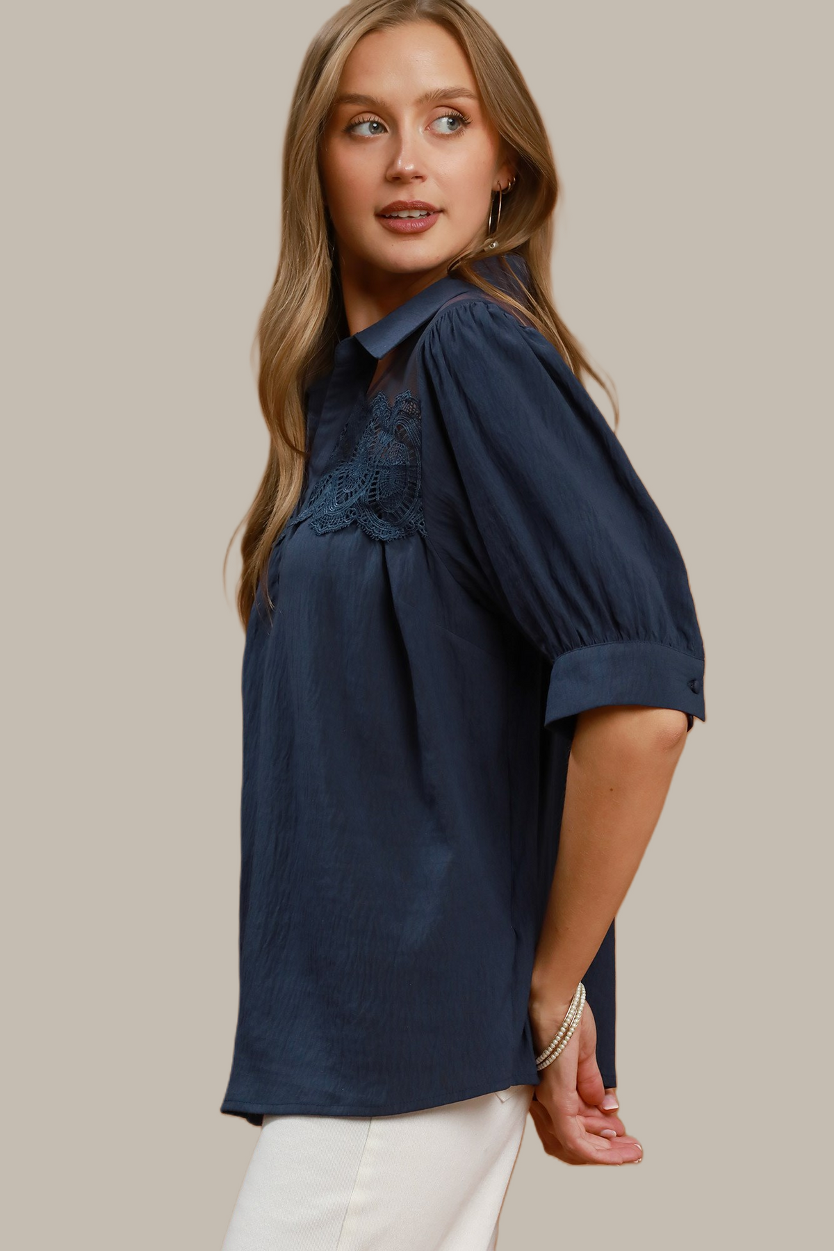F26 Sheer Detailed Top