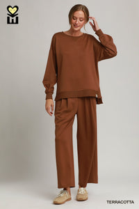F26 LuxeKnit Crew Pant Set