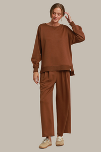 F26 LuxeKnit Crew Pant Set