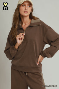 F26 Color Block Pullover Set