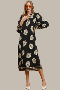 F26 Leaf Midi Dress