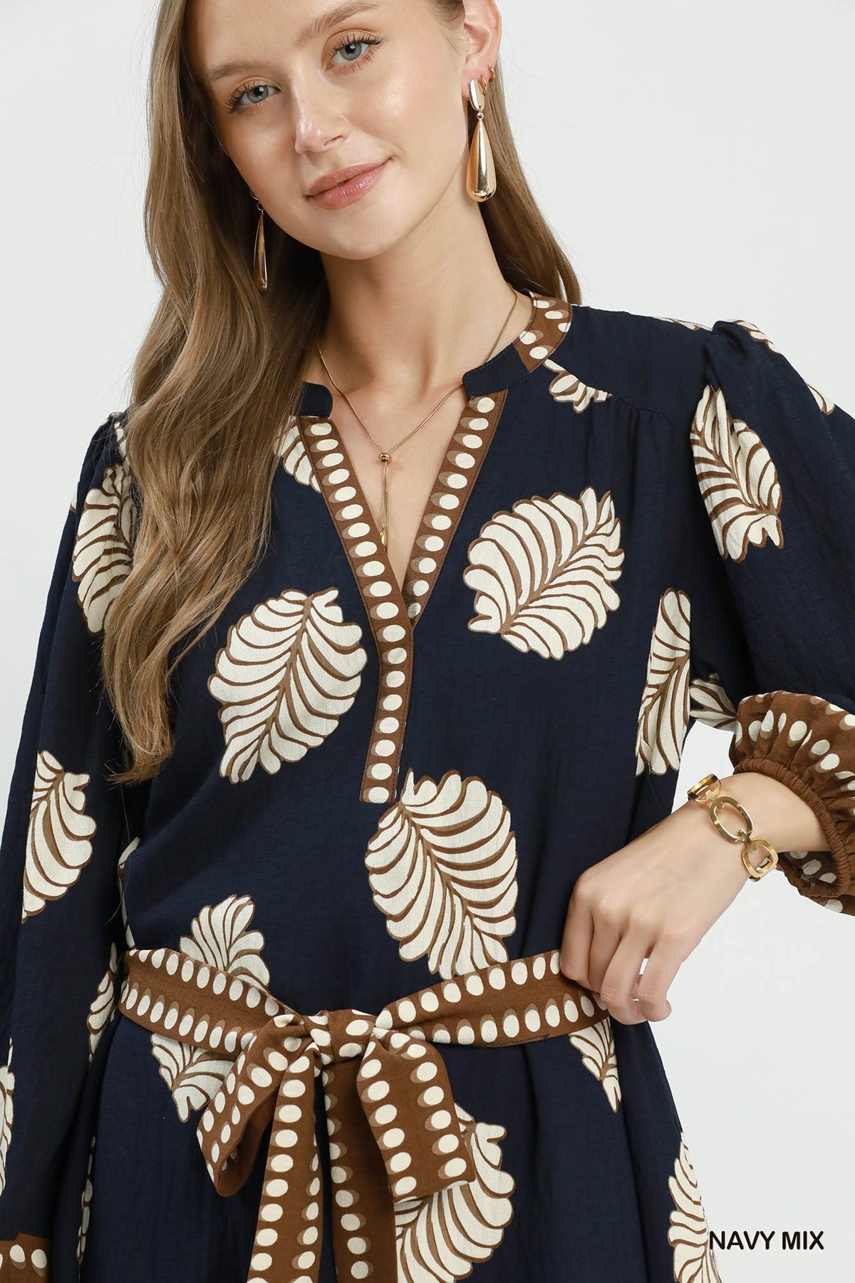 F26 Leaf Midi Dress