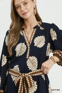 F26 Leaf Midi Dress