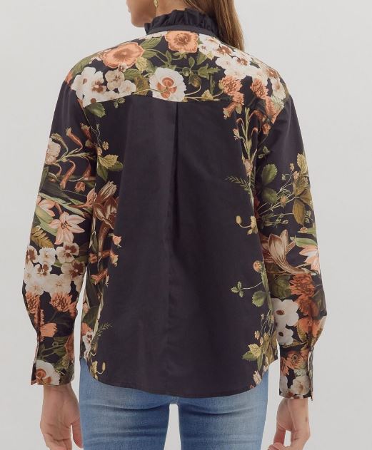 The Bethany Floral Top