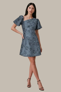 F26 Diagonal Neck Dress