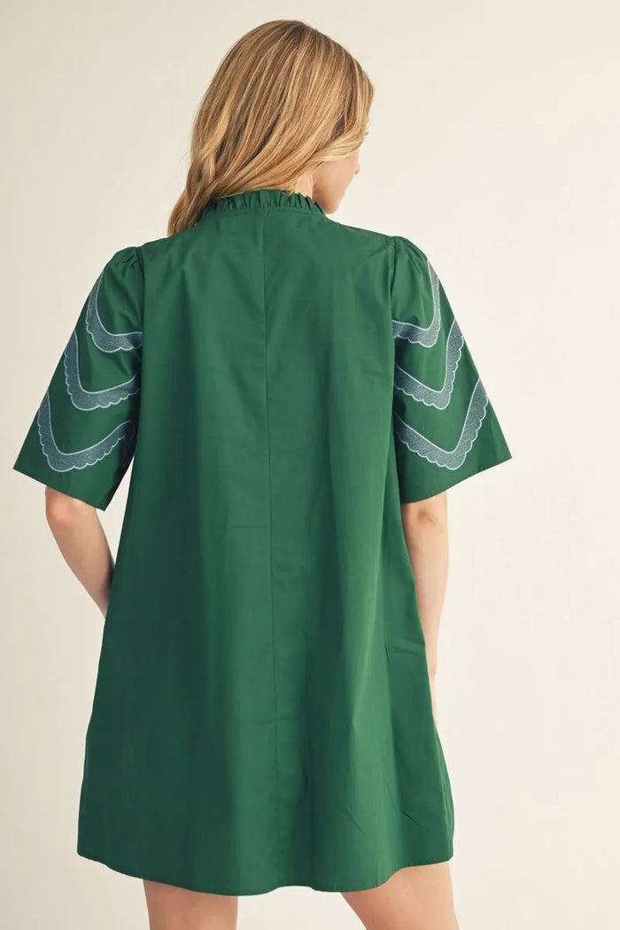 F26 Front Pleated Dress