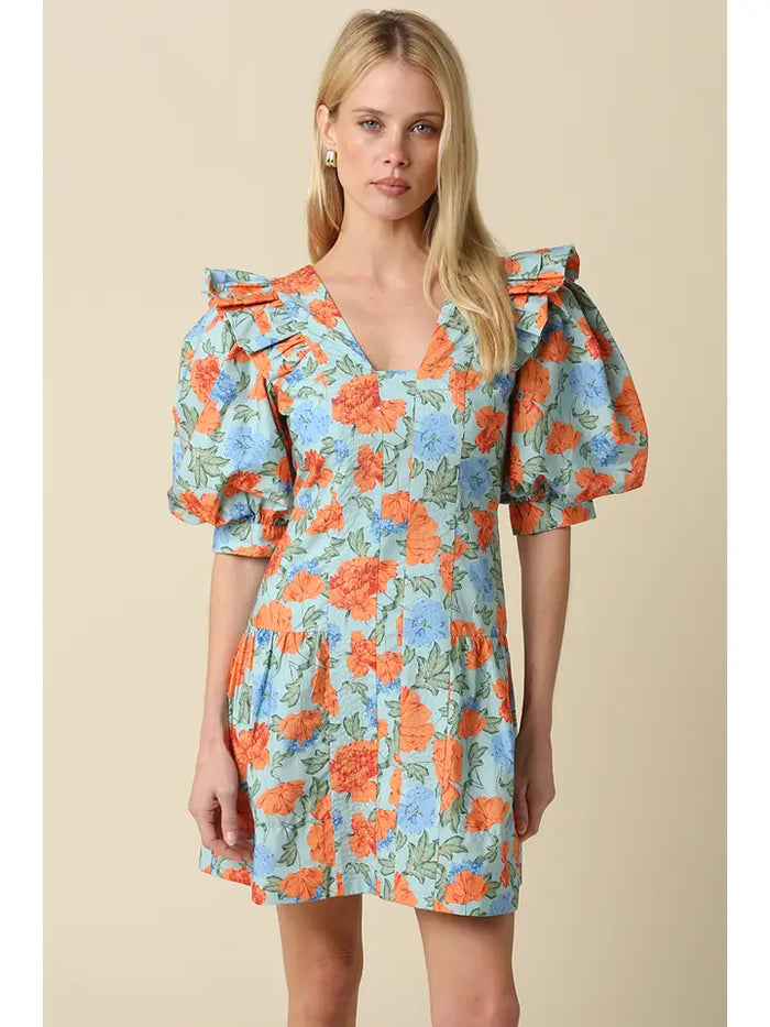 S26 Kayla Floral Mini Dress
