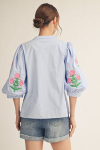 S26 Floral Meets The Sky Top