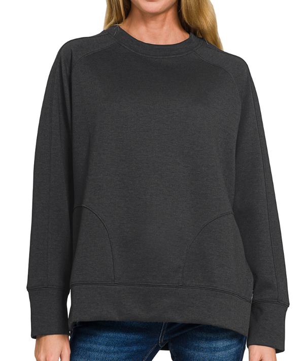 The Scuba Pullover with Side Slits