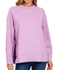 The Scuba Pullover with Side Slits