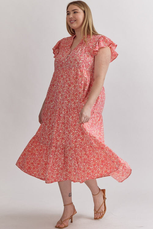 The Perfect Spring Day Dress in 2 colors - Curvy Sizes