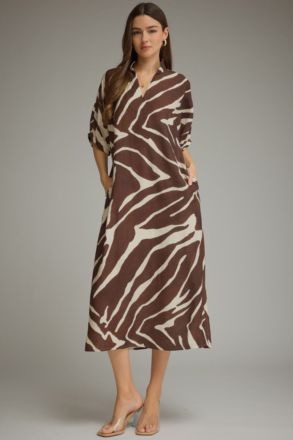 F26 Lovely Zebra Dress
