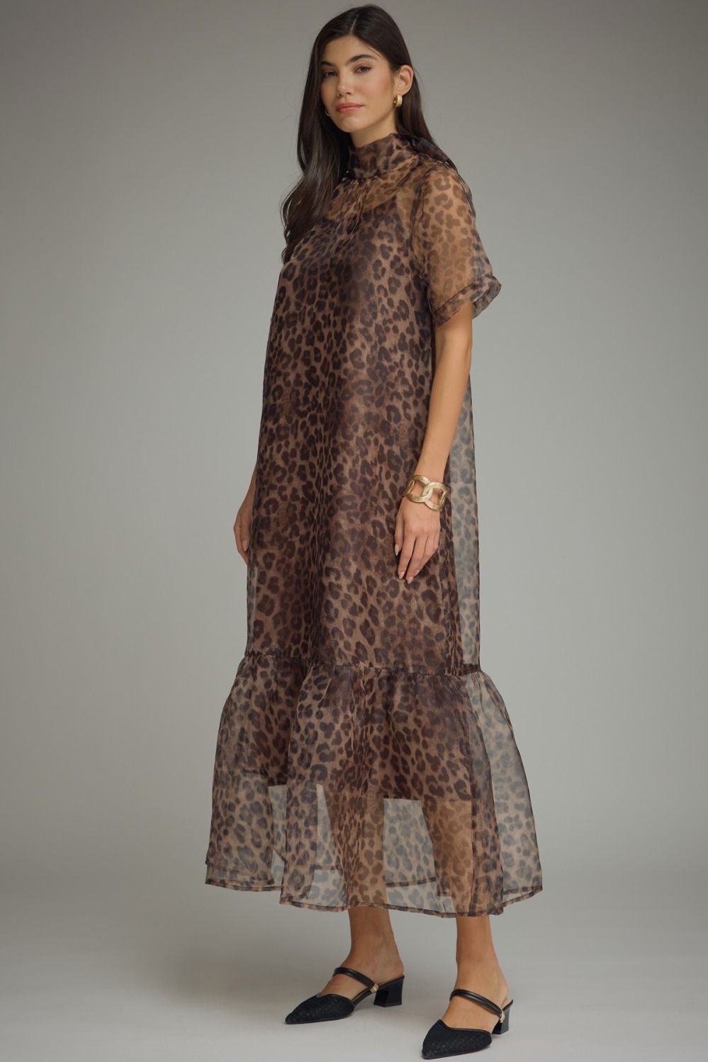F26 Organza Animal Midi