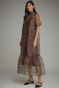 F26 Organza Animal Midi