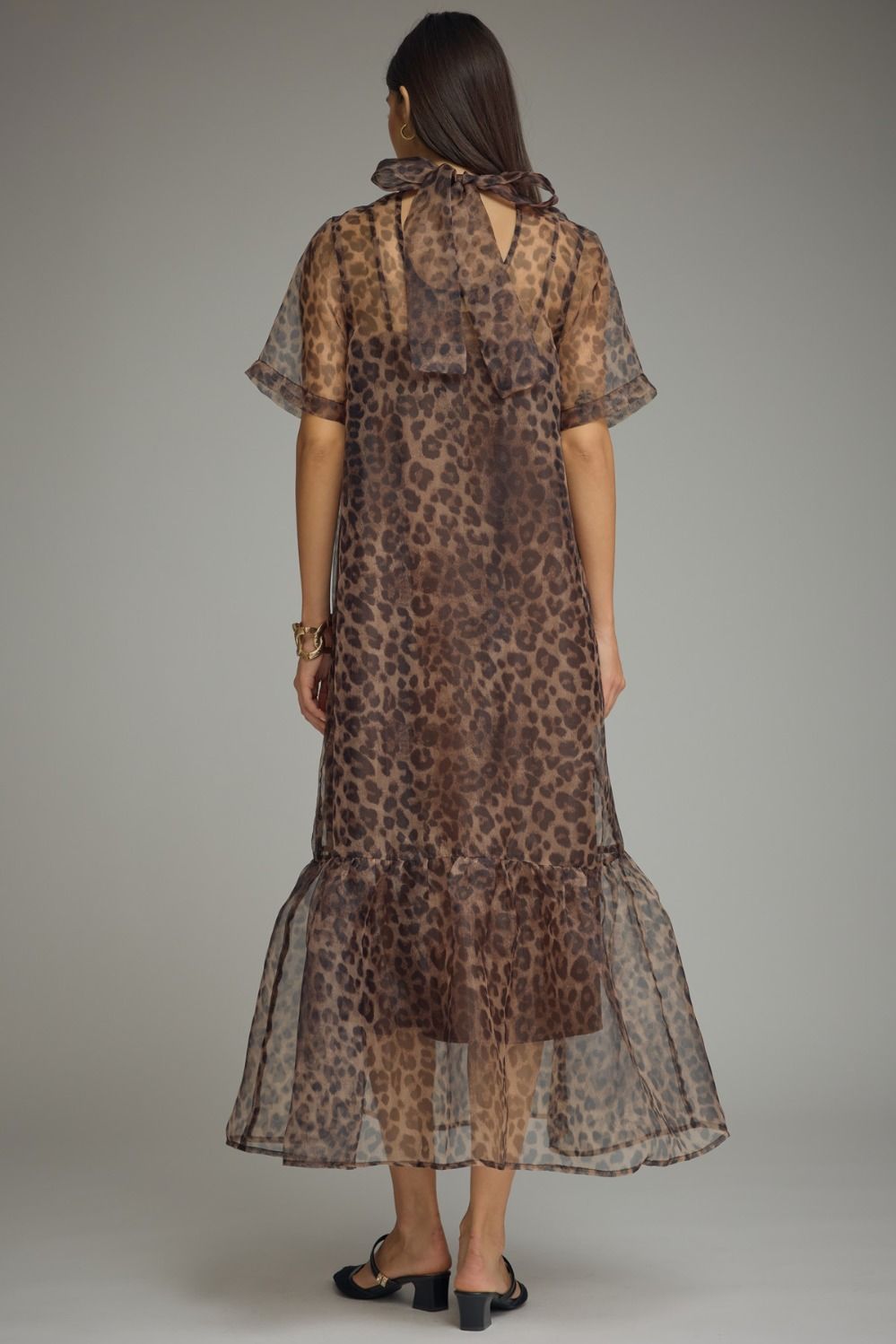 F26 Organza Animal Midi