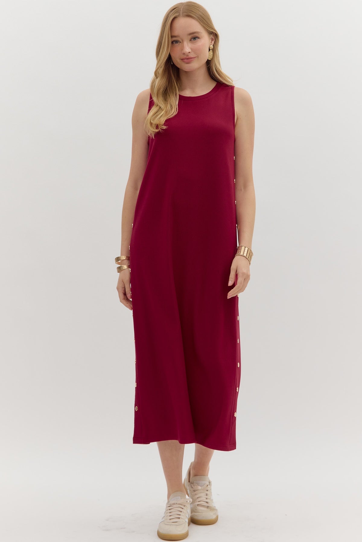 The Button Down the Side Dress