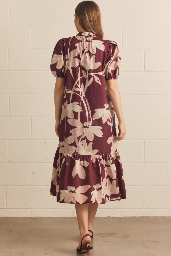 F26 Fall Floral Dress