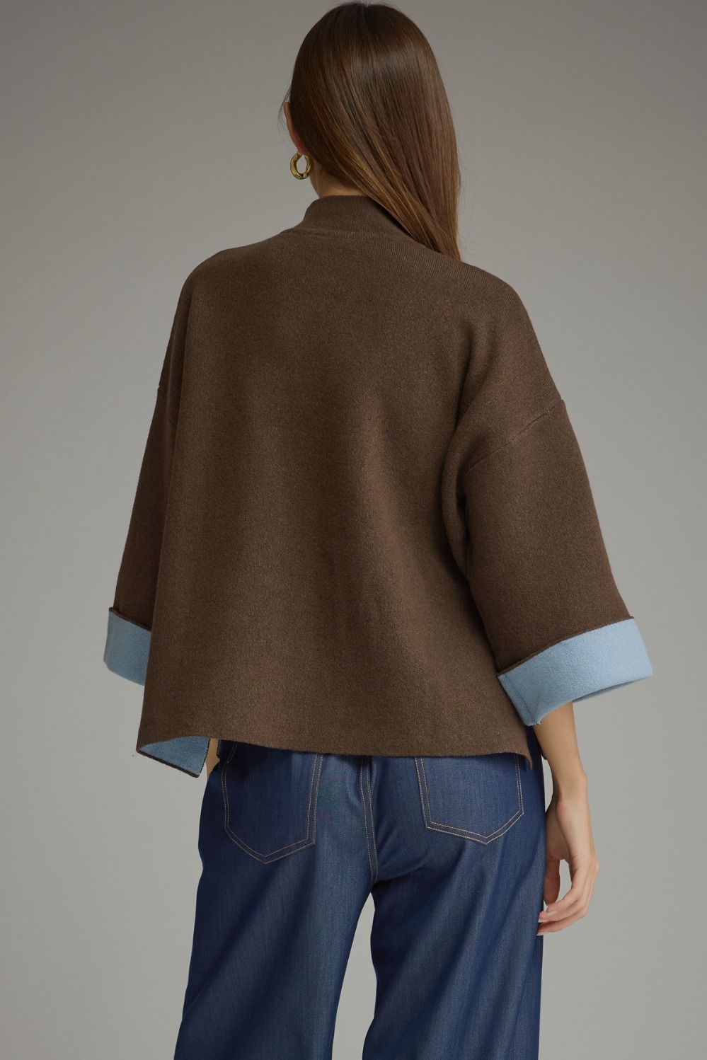 F26 Contrast Cuff Sweater