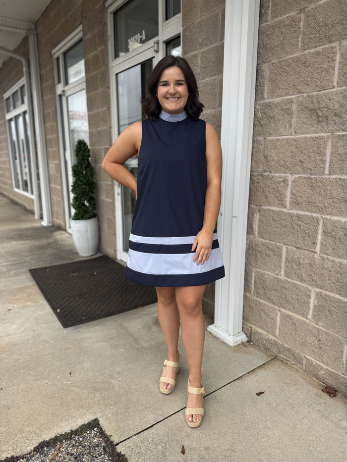 S26 Lovely Navy Dress
